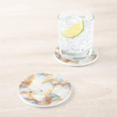 Imitate Holografische Iridescent Opal Crystal Fant Getränkeuntersetzer (Seite)