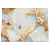 Imitate Holografische Iridescent Opal Crystal Fant Große Geschenktüte (Vorderseite)