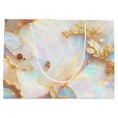 Imitate Holografische Iridescent Opal Crystal Fant Große Geschenktüte (Rückseite)