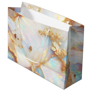 Imitate Holografische Iridescent Opal Crystal Fant Große Geschenktüte