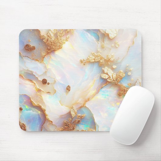 Imitate Holografische Iridescent Opal Crystal Fant Mousepad (Mit Mouse)