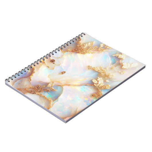 Imitate Holografische Iridescent Opal Crystal Fant Notizblock (Linke Seite)