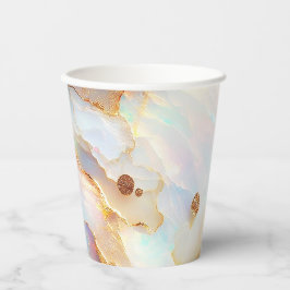 Imitate Holografische Iridescent Opal Crystal Fant Pappbecher