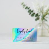 Imitate Holografische Kundenbindungskarte Visitenkarte (Stehend Vorderseite)