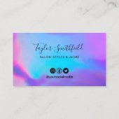 Imitate Holografische Kundenbindungskarte Visitenkarte (Rückseite)