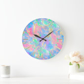 IMITATE holografische Opal Große Wanduhr (Zuhause)