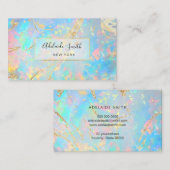 IMITATE holografische Opal-Textur Visitenkarte (Vorne/Hinten)