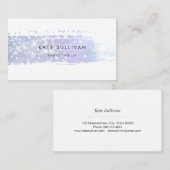 Imitate Holografischer Glitzer Pinselstrich Visitenkarte (Vorne/Hinten)