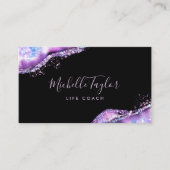 Imitate holografischer irisierender opaler Stein Visitenkarte (Vorderseite)