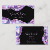 Imitate holografischer irisierender opaler Stein Visitenkarte (Vorne/Hinten)