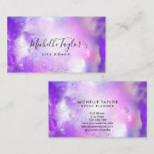 Imitate holografischer irisierender opaler Stein Visitenkarte (Vorne/Hinten)