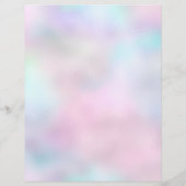 IMITATE holografischer Irisierter pastellfarbener  Flyer (Hinten)