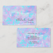 ・IMITATE holografischer lila Opalstein Visitenkarte (Vorne/Hinten)