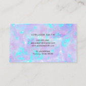 ・IMITATE holografischer lila Opalstein Visitenkarte (Rückseite)