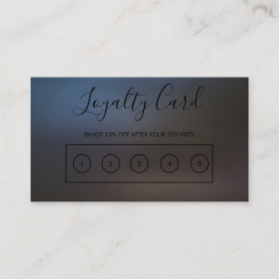 Imitate Holographic Black Custom Loyalty Card Visitenkarte