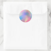 Imitate Holographic Custom Classic Round Aufkleber (Tasche)