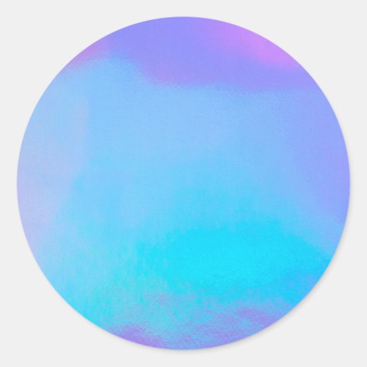 Imitate Holographic Custom Trendy Runder Aufkleber (Vorderseite)