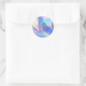 Imitate Holographic Custom Trendy Runder Aufkleber (Tasche)