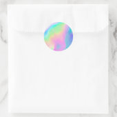 Imitate Holographic Custom Trendy Runder Aufkleber (Tasche)