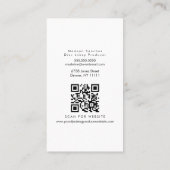 Imitate Holographic Music Producer Gold Rings Visitenkarte (Rückseite)