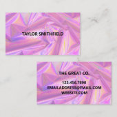 Imitate Holographic Trendy Business Card Visitenkarte (Vorne/Hinten)
