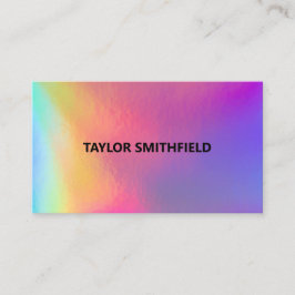 Imitate Holographic Trendy Business Card Visitenkarte