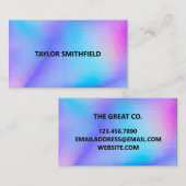 Imitate Holographic Trendy Business Card Visitenkarte (Vorne/Hinten)