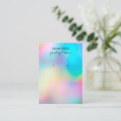Imitate Holographic Trendy Earring Display Card Visitenkarte (Stehend Vorderseite)