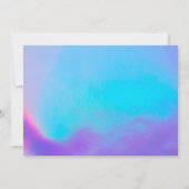 Imitate Holographic Vielen Dank Einladung (Rückseite)