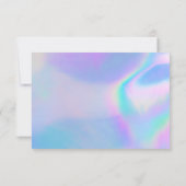 Imitate Holographische Farbe Danke Media Insert (Rückseite)