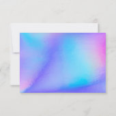 Imitate Holographische Farbe Danke Media Insert (Rückseite)