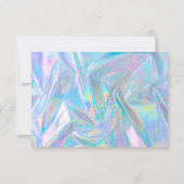 Imitate Holographische Farbe Danke Media Insert (Rückseite)