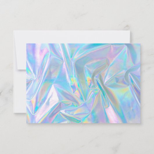 Imitate Holographische Farbe Danke Media Insert (Rückseite)