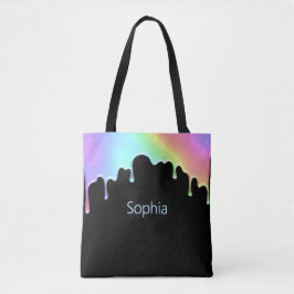 Imitate Holographische, moderne, farbenfrohe Regen Tasche
