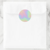 Imitate Holographische Pastel Custom Trendy Classi Runder Aufkleber (Tasche)