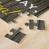 Imitate Holz, Imitate Gold 70. Geburtstag + Indivi Puzzle (Seite)