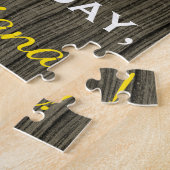 Imitate Holz, Imitate Gold 77. Geburtstag + Indivi Puzzle (Seite)