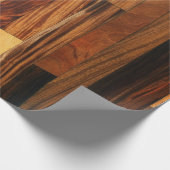 Imitate Holzfußböden Geschenkpapier (Ecke)