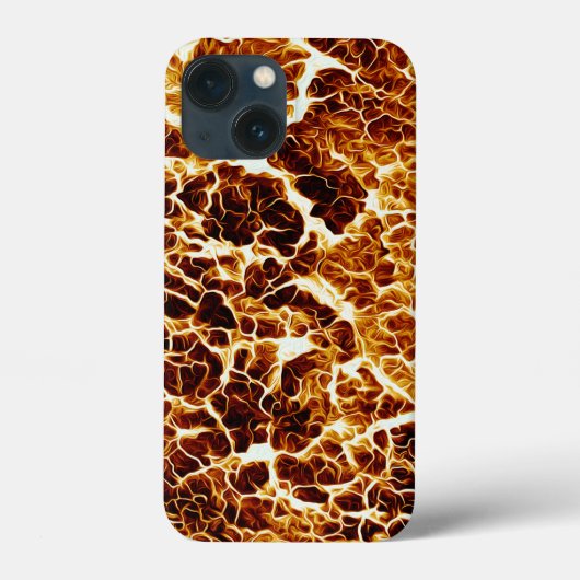 Imitate Hot Lava Textur Case-Mate iPhone Hülle (Rückseite)