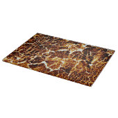 Imitate Hot Lava Textur Schneidebrett (Ecke)