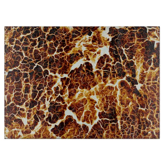 Imitate Hot Lava Textur Schneidebrett (Vorderseite)