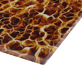 Imitate Hot Lava Textur Schneidebrett (Ecke)