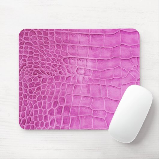 Imitate Hot Pink Leather Mousepad (Mit Mouse)