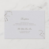 Imitate im Lily Valley Hochzeit feierlicher Empfan Begleitkarte (Vorderseite)