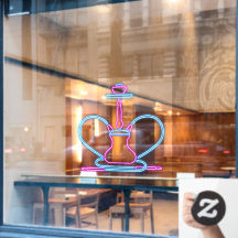 Imitate im Rauchshop Neon Signboard Hookah Pipe