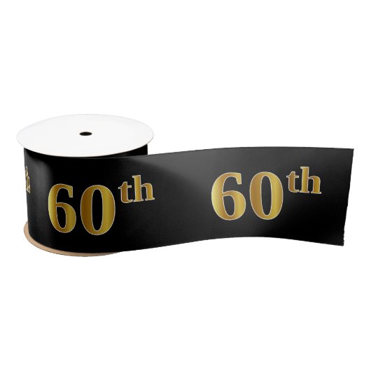 Imitate/Imitation Gold "60." Veranstaltungsnummer Satinband (Spule)