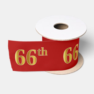 Imitate/Imitation Gold Look "66." Event Number (ro Satinband