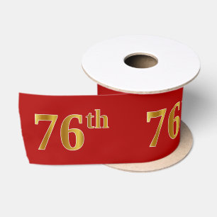 Imitate/Imitation Gold Look "76." Event Number (ro Satinband