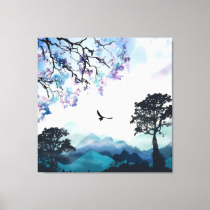 Imitate in der Bergwelt Canvas Print Leinwanddruck