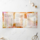 Imitate in goldfarbenem Rosa Fox Broschüre (Innenseite)